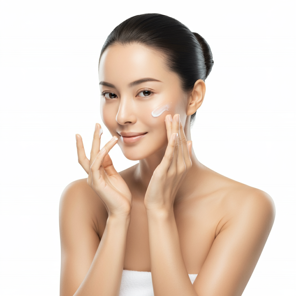 woman-applying-cream